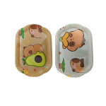 BANDEJA OVALDA ESTAMPADA CAPIBARA DK-F46