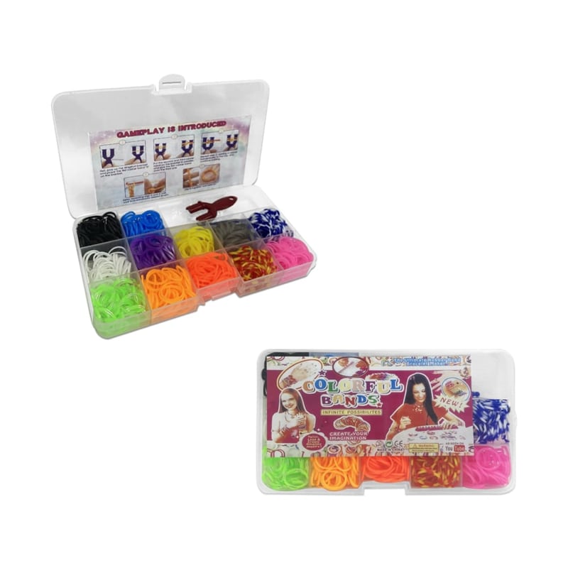 SET DE CAUCHOS PARA MANILLAS X600 PCS (10CM X 17CM)