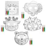 ANTIFAZ PARA COLOREAR(19*17CM) (PQT X 12 X-MD)