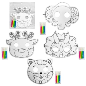 ANTIFAZ PARA COLOREAR(19*17CM) (PQT X 12 X-MD)