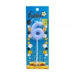 VELA NUMERO 4.5CM AZUL #6 (CJX50)