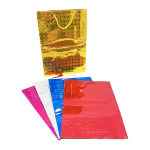 BOLSA REGALO HOLOGRAMA 42*32*9CM (PQTX12)