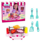 ASADOR INFANTIL + ACCESORIOS EN CAJA LUZ Y SONIDO 018-58