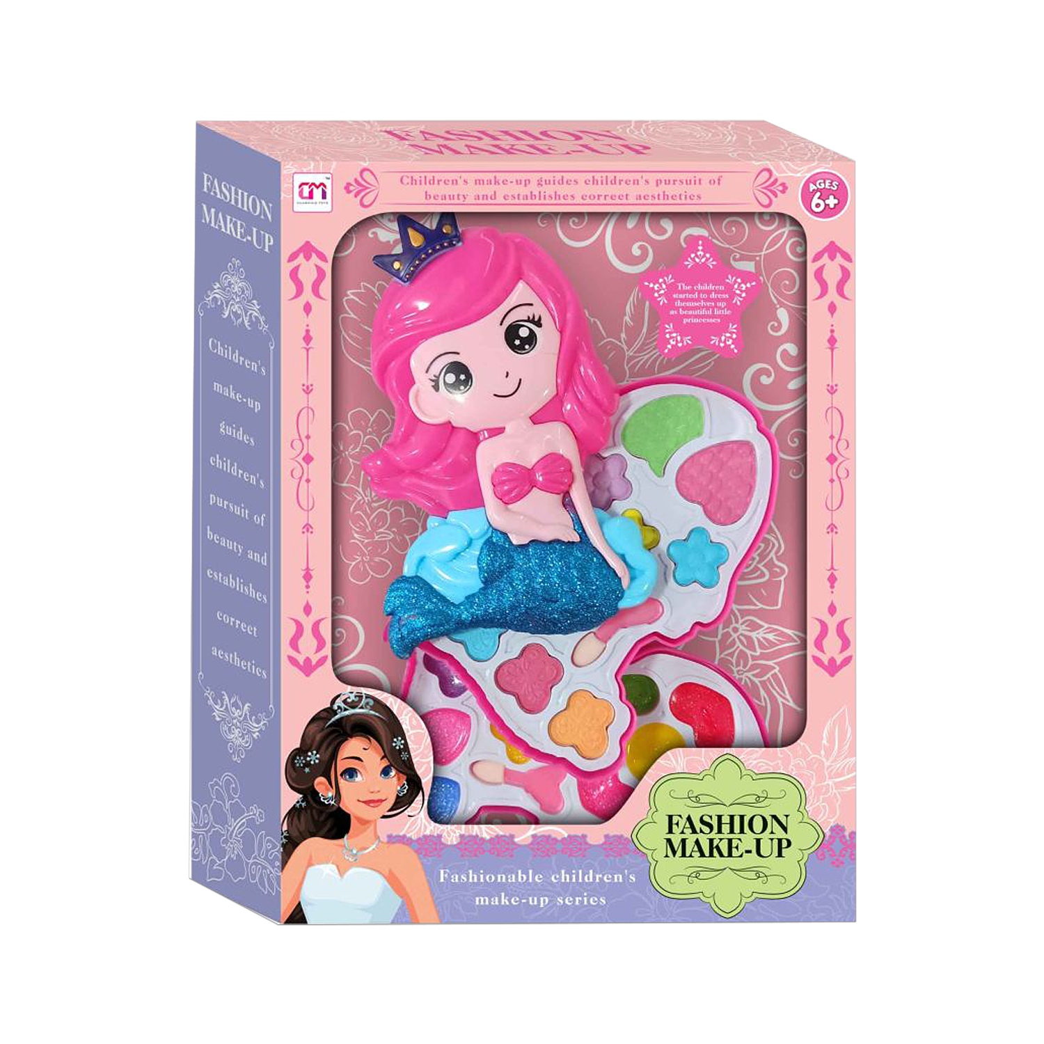 SET MAQUILLAJE SIRENA EN CAJA  XCM518-A26