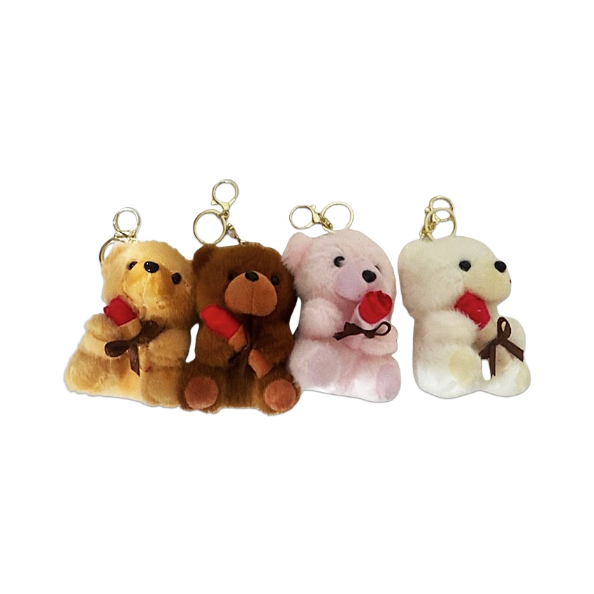 LLAVERO OSO PELUCHE (PQTX12)