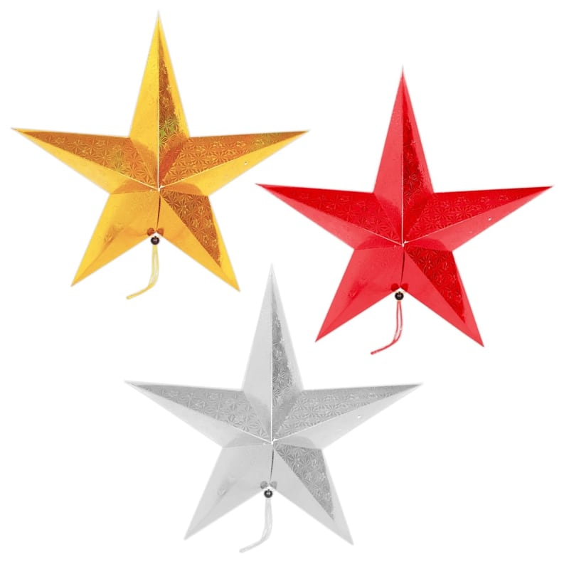 ESTRELLA HOLOGRAMA 5 PUNTAS