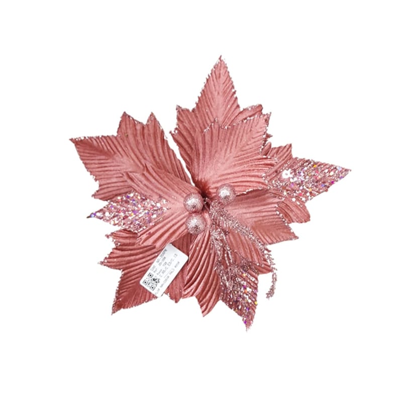 FLOR NAVIDEÑA PALO ROSA(BDJAX144)