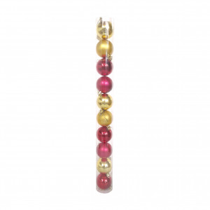 BOLA NAVIDEÑA D/R 6CM X10