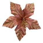 FLOR NAVIDEÑA PALO ROSA 27CM (BDJX120)''