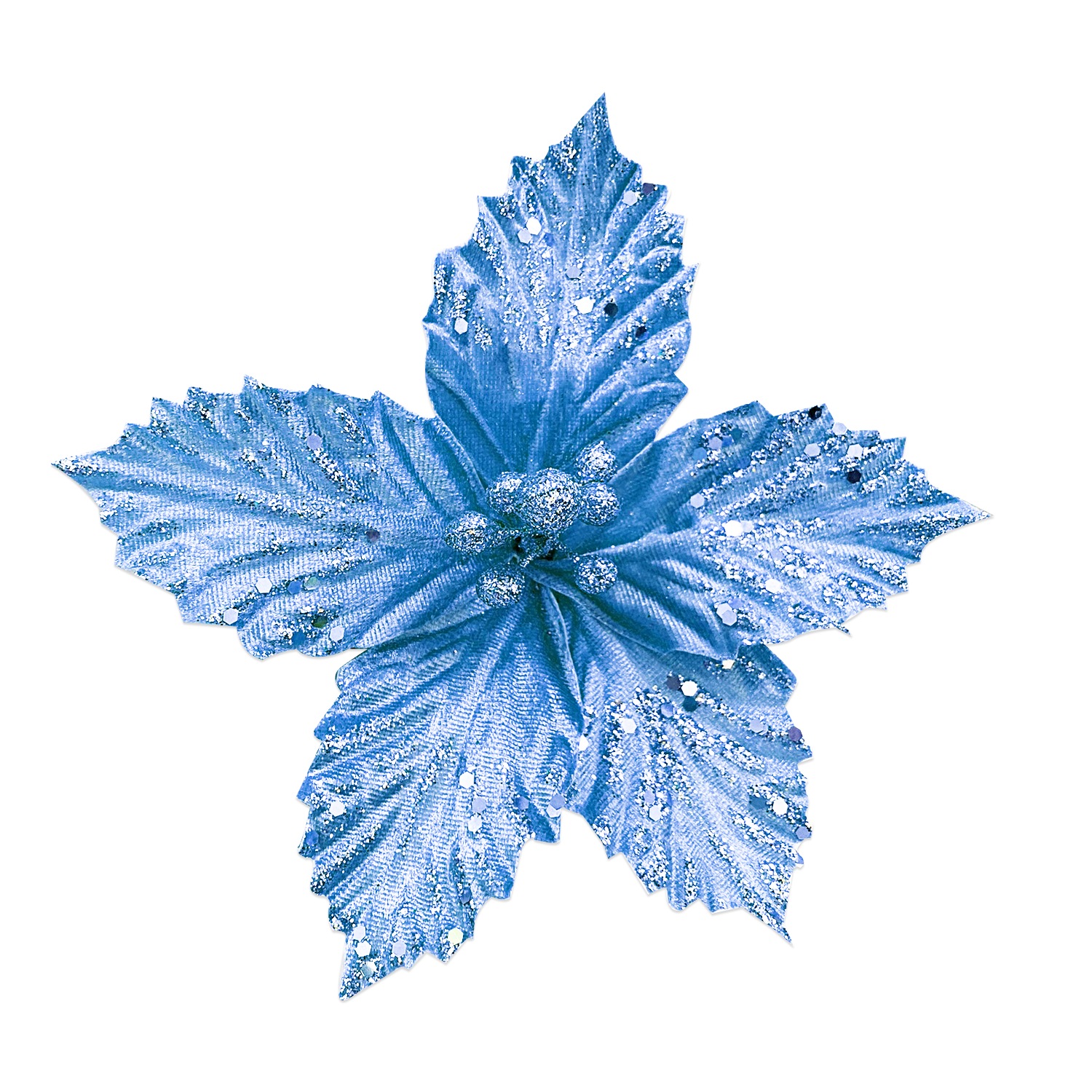 FLOR NAVIDEÑA AZUL (BJX120)