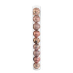 BOLA NAVIDEÑA PALO ROSA 8CM X9