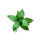 FLOR NAVIDEÑA VERDE 31CM (BJX100)