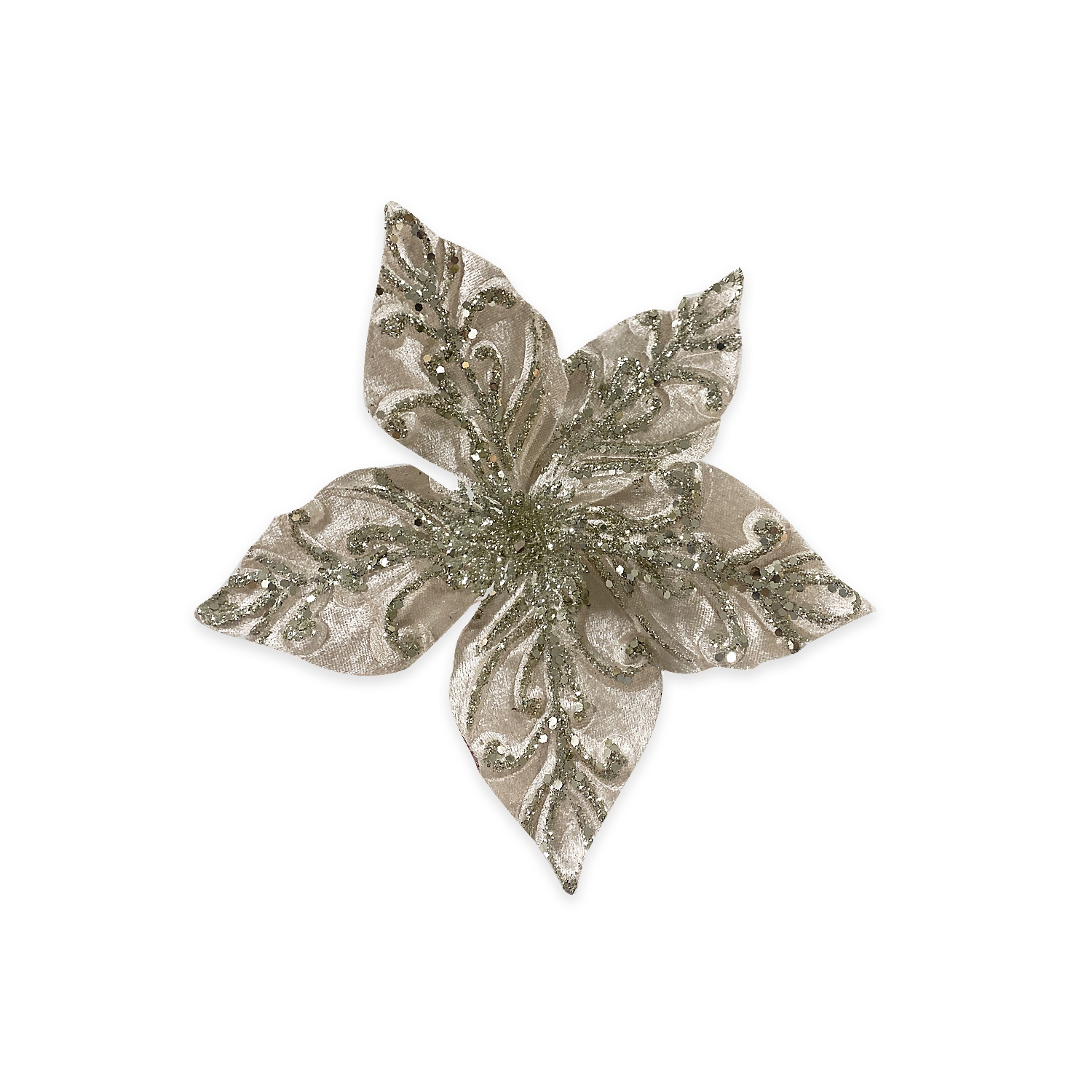 FLOR NAVIDEÑA CHAMPAÑA (BJX120)