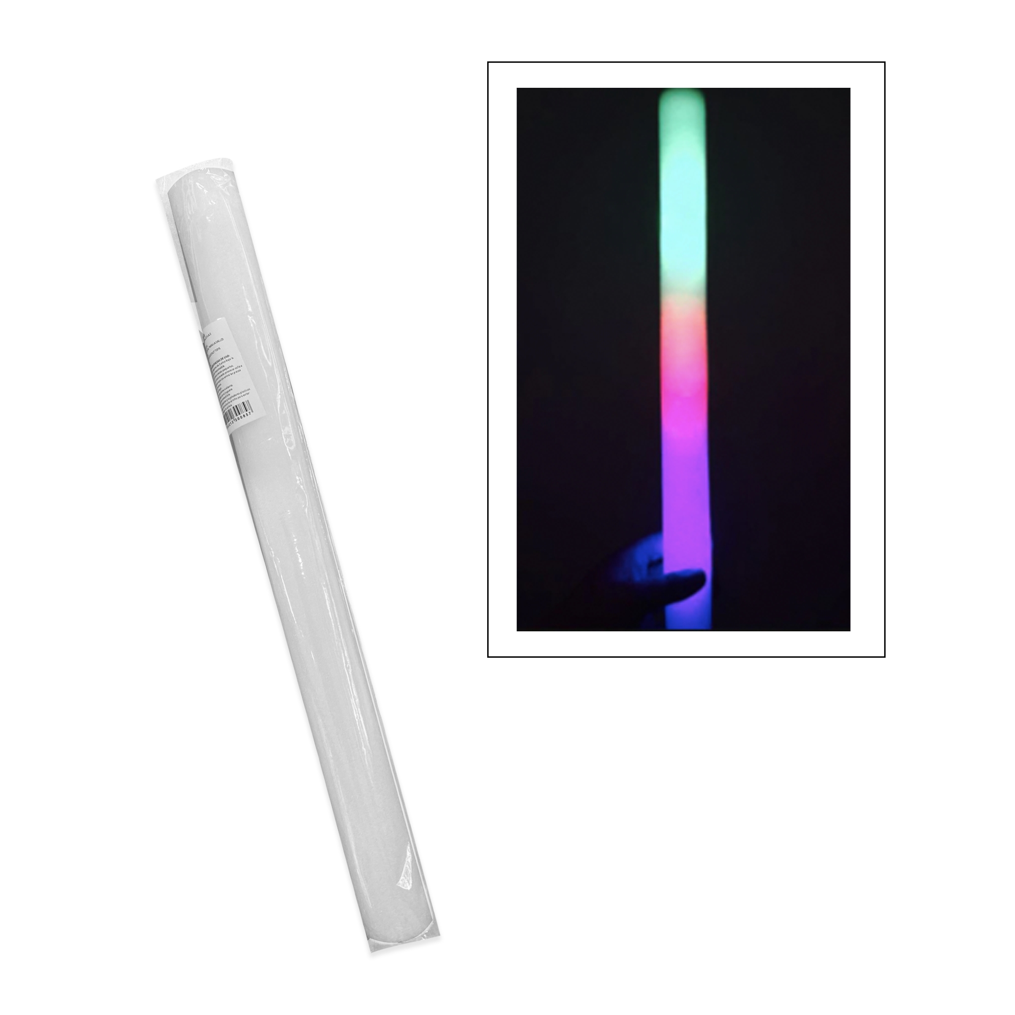 TUBO DE ESPUMA CON LUZ 48CM