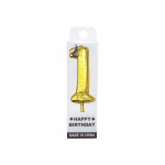 VELA NUMERO #1 DORADO (CJX24)